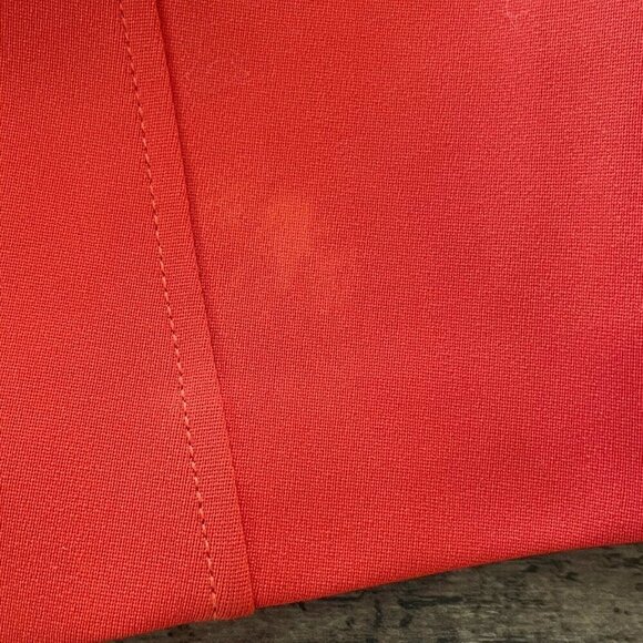 Ralph Lauren Black Label Womens Dress Sz 8 Orange Stretch Wool Sheath USA Made - Picture 12 of 13